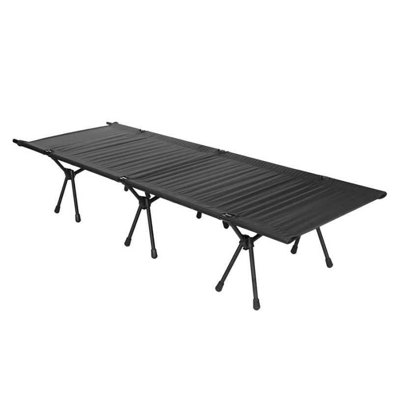 Lichtgewicht veldbed zwart
