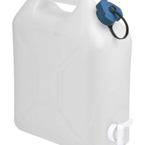 Witte jerrycan met kraan 5liter