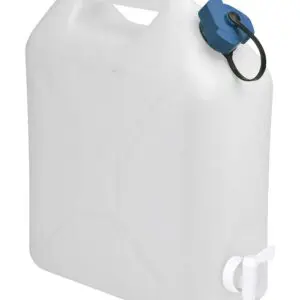 Witte jerrycan met kraan 5liter