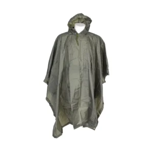 Groene ripstop poncho van het merk fostex