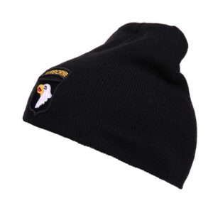 Zwarte 101st airborne beanie