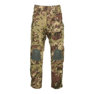 Italiaanse camouflage combat broek warrior met ingebouwde kneepads van het merk 101 inc