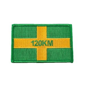 120kilometer vierdaagse embleem vlag model