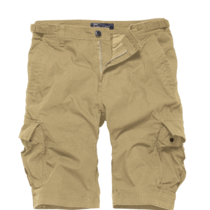 Khaki korte broek terrance van het merk vintage industries