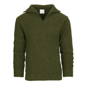 Groene schipperstrui van 100% acryl