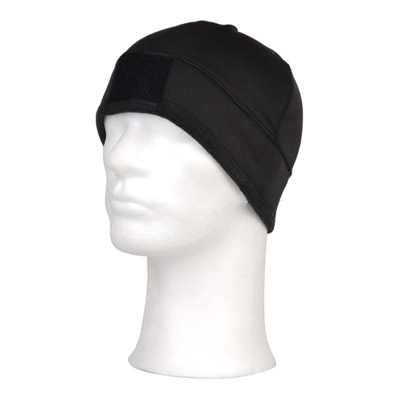 Zwarte tactical fleece muts warrior