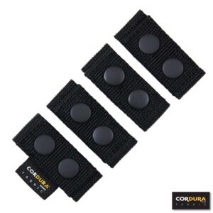 Zwarte beltkeeper set 4 stuks van het merk cordura