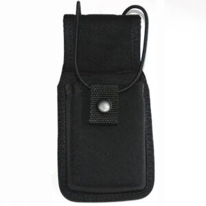Zwarte radio / portofoon pouch