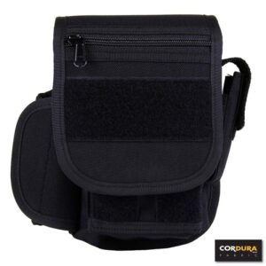 Zwarte utility sleutel / magazijn pouch van het merk cordura