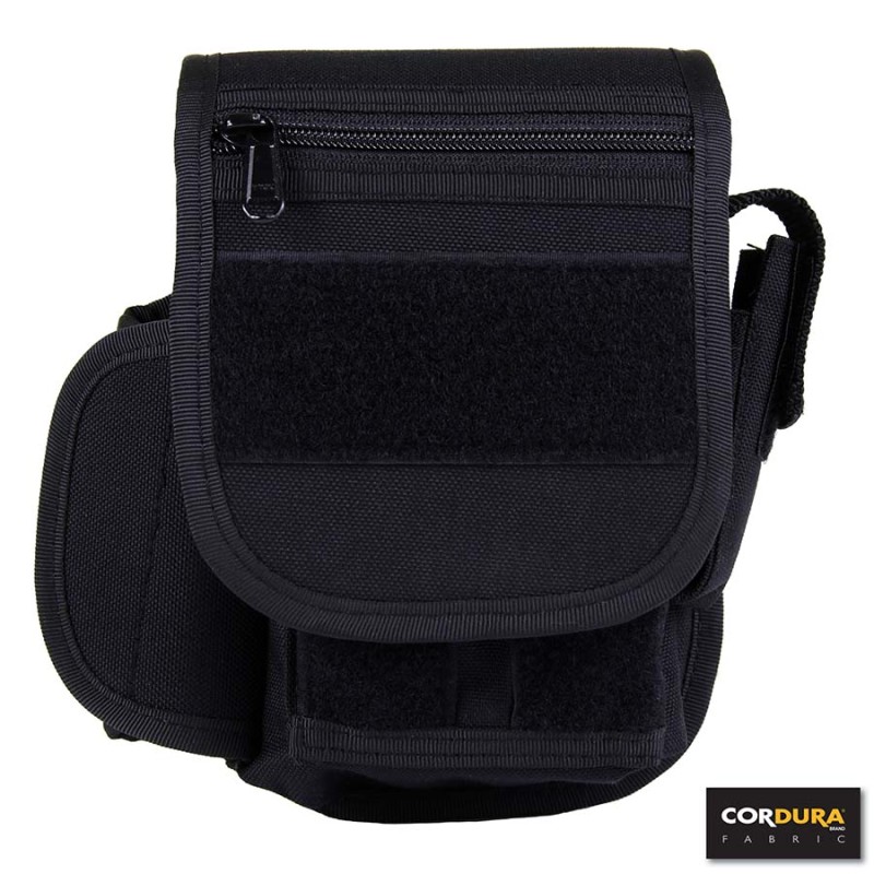 Zwarte utility sleutel / magazijn pouch van het merk cordura
