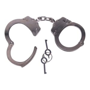 Silvere handboeien met sleutels