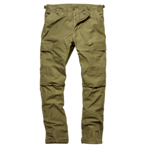 Olijf groene bdu-broek van het merk vintage industries