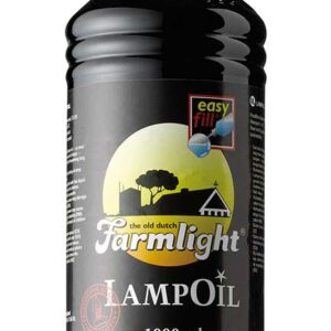 blanke Lampolie fles 1liter met schenktuit