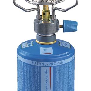 blauwe kookbrander bleuet micro plus 1 pits. 1300 watt van het merk campingaz