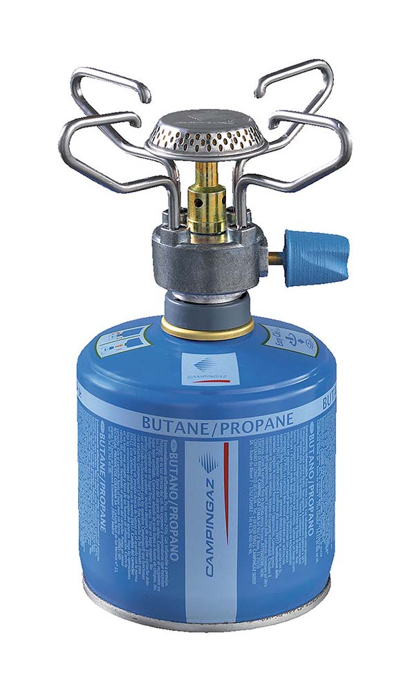 blauwe kookbrander bleuet micro plus 1 pits. 1300 watt van het merk campingaz