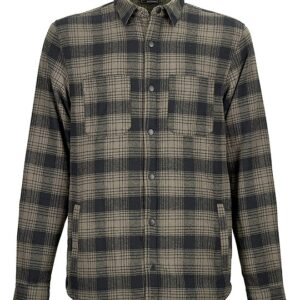 Bruine gevoerde flanel overhemd van het merk gevavi workwear