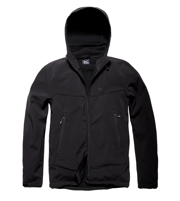 Zwarte softshelljas van het merk alford