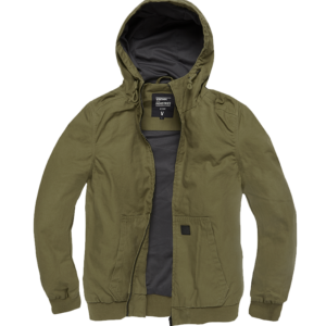 Olijf groene vintage pijl jas van het merk vintage industries