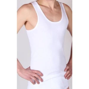 Witte beeren heren onderhemd singlet