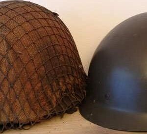 Binnen met buitenhelm