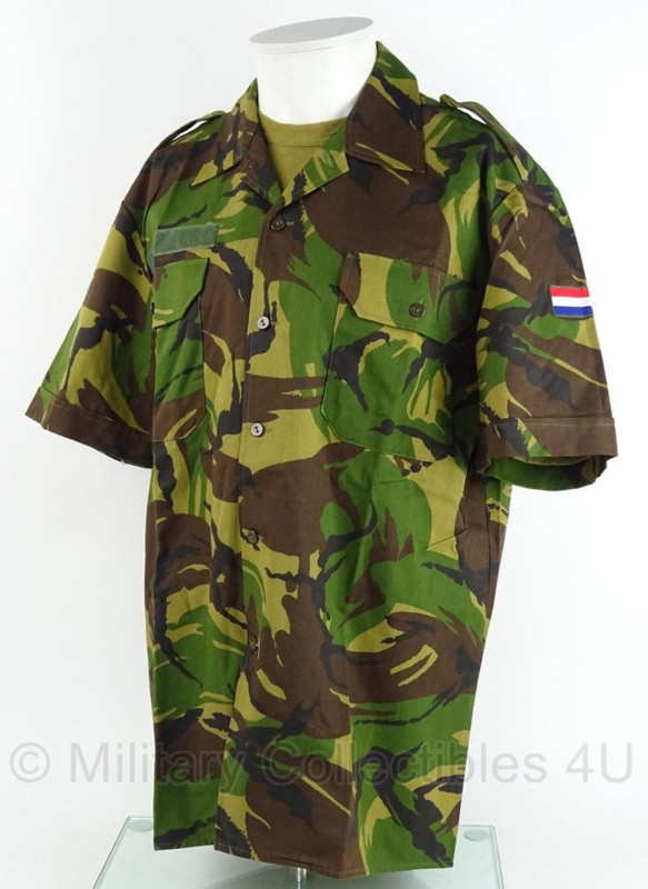 Woodland camouflage blouse met korte mouw van de koninklijke landmacht