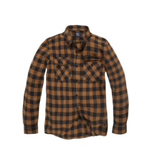 gele overhemd van Harley gemaakt van 100% katoenflanel