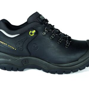 Zwarte werkschoen laag van het merk grisport