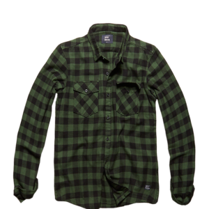 groene overhemd van Harley gemaakt van 100% katoenflanel