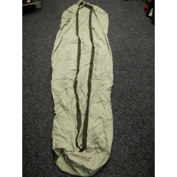 Groene binnenhoes(lakenzak) katoen voor de m90 militaire slaapzak