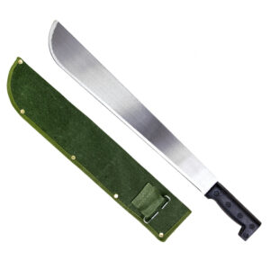 Kapmes machete met groene hoes 18 inch