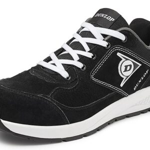 Zwarte veiligheids schoenen s3 flying luka lage van het merk dunlop