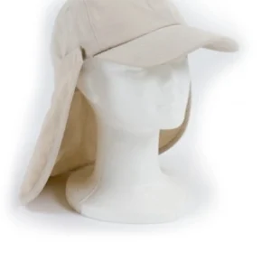 Safari desert cap met afneembare nekbescherming