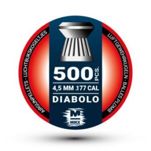 500 stuks 4,5millimeter diabolo kogels voor de luchtbuks van het merk H&N