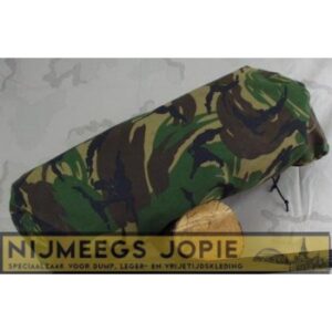 Woodland camouflage katoenen plunjezak