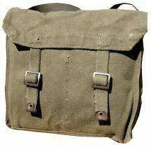 Groene pukkelcanvas met riem