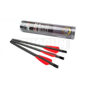 Zwarte met rode vinnen ek cobra r9 7,5 inch carbon kruisboogpijlen