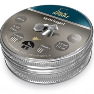 500 stuks 4,5 millimeter spitzkugel kogels voor de luchtbuks van het merk h&n