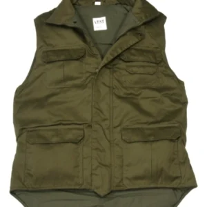 Groene bodywarmer vest