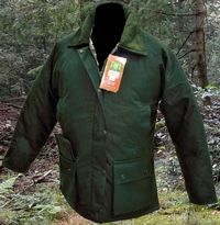 Groene waxjas basic hunter