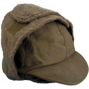 Leger groene orginele winterpet va de koninklijke landmacht