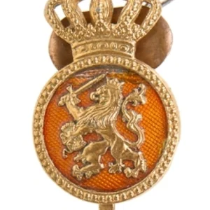 Goud oranje embleem van het staf koninklijke landmacht