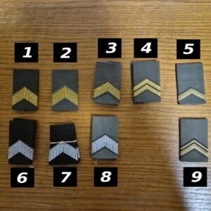 oude koninklijke landmacht, kl rangen oude