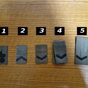 Overige rangen, voornamelijk van het Korps Mariniers