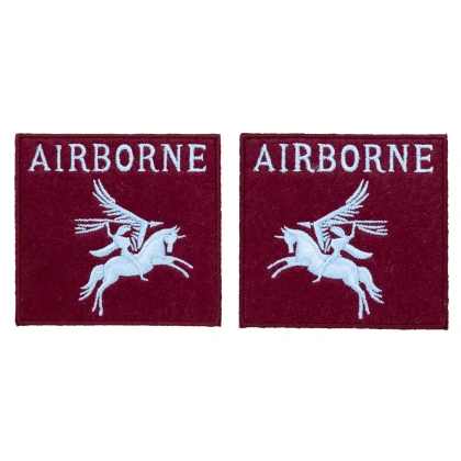BADGES OPSTRIJKBAAR SET 1ST AIRBORNE DIVISION ''PEGASUS SET''