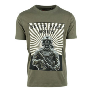 T-shirt Never Back Down 133655